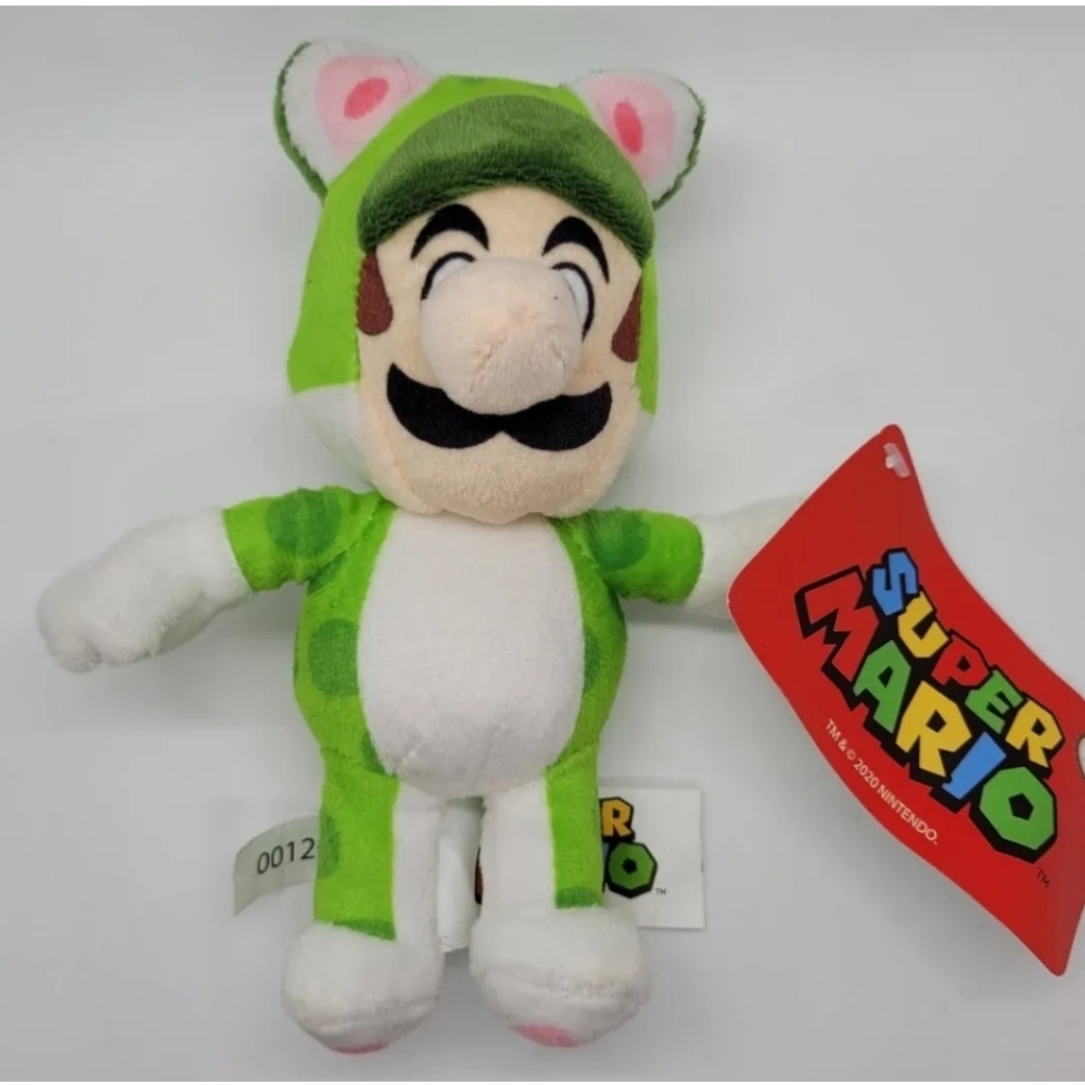 Nintendo Super Mario Luigi In Frog Costume 9 Inch Plush New With Tag